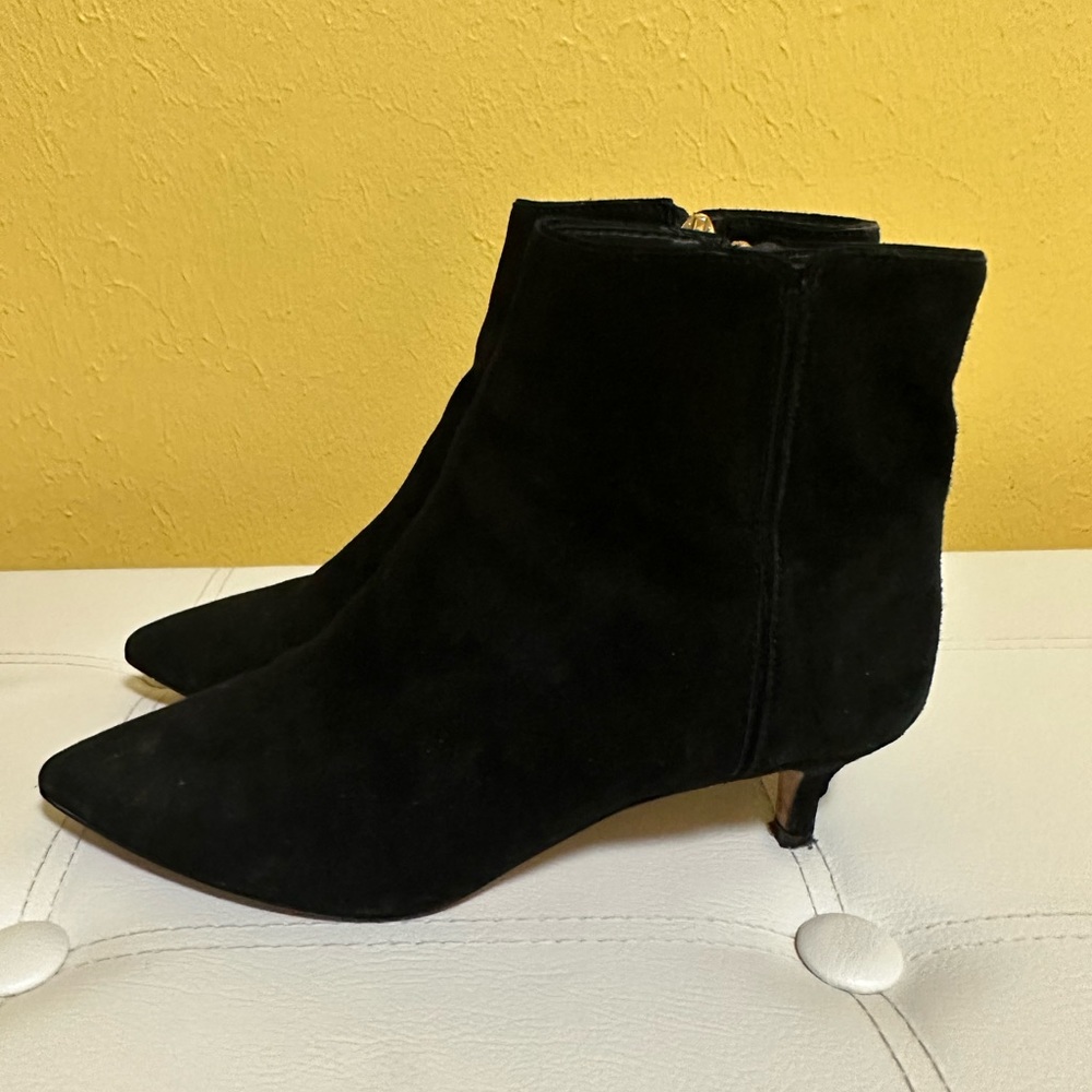 Sam Edelman Black Suede Booties
